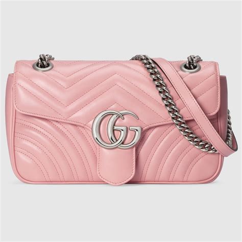 Piccola pelletteria Gucci in Pelle Rosa 